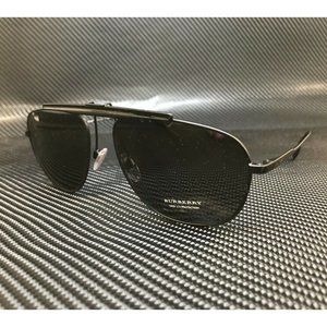 Burberry Men's Black Pilot Sunglasses